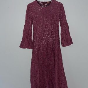 Long Sleeve Fully Lined Maxi Dress